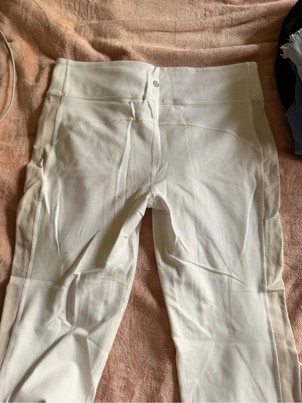 lululemon athletica Kids White Performance Leggings
